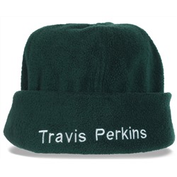 Зимняя флисовая мужская шапка Travis Perkins с отворотом. Универсальная модель повседневного варианта для холодной зимы  №5061