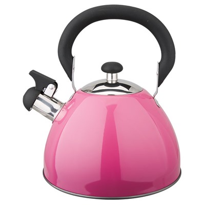 Чайник со свистком 2,5л Webber ВЕ-0583 розовый