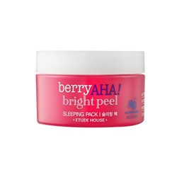 Ночная обновляющая маска с AHA кислотами [ETUDE HOUSE] Berry AHA Bright Peel Sleeping Pack