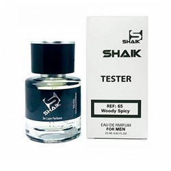 SHAIK TESTER REF: 65 (GIVENCHY POR HOMME BLUE LABEL), тестер парфюмерной воды для мужчин 25 мл