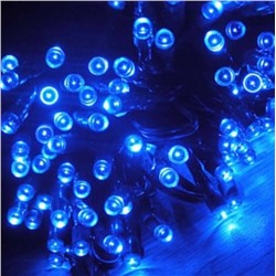 Уличная светодиодная гирлянда нить 80 LED синий