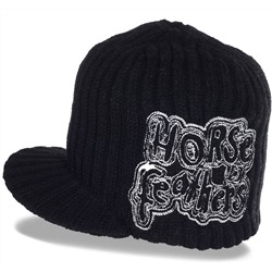 Молодежная шапка-кепка на флисе от Horsefeathers® №4834