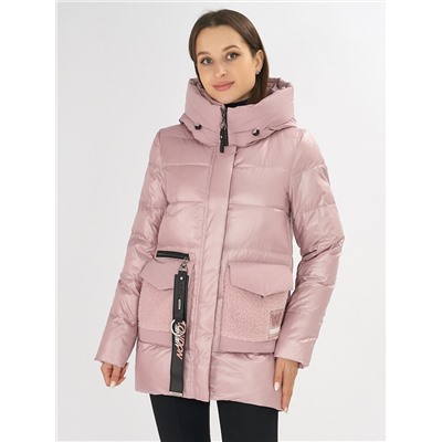 Куртка зимняя розового цвета 7389R