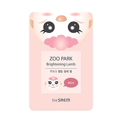 Маска для лица  [THESAEM] Zoo Park Mask Sheet (3 штуки)