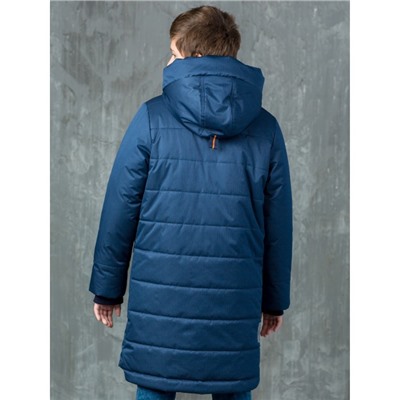 Зимнее пальто для мальчика Джеймс синее Аврора