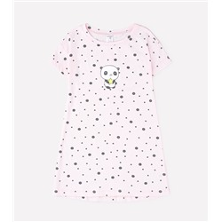 Сорочка для девочки Crockid К 1145 точки на пыльно-розовом