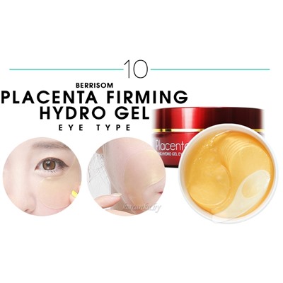 Гидрогелевые патчи с плацентой [BERRISOM] Placenta Firming Hydrogel Eye Patch