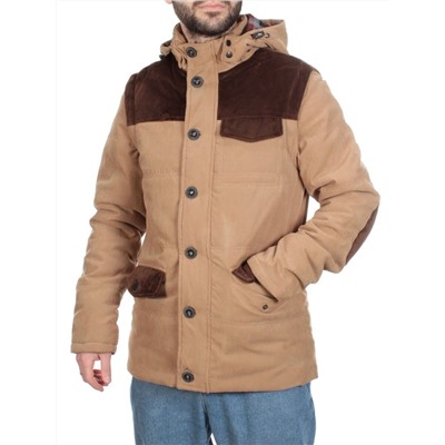 J830111 KHAKI/CAMEL  Куртка-жилет мужская зимняя NEW B BEK (100% нейлон) размер M - 44 российский