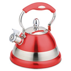 Чайник со свистком 3,5л Webber ВЕ-0534 красный