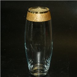 Ваза стекло 26 см Золотой карат KAV22-3966