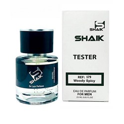 SHAIK TESTER REF: 179 (BVLGARI LE GEMME TYGAR), тестер парфюмерной воды для мужчин 25 мл