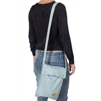 Элегантная молодежная джинсовая сумка  минималистической модели. Покупай и носи с удовольствием милый сердцу аксессуар! F8№№1