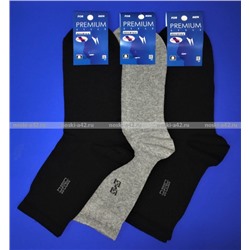 Ростекс (Рус-текс) носки мужские с лайкрой Премиум В-21-ДС черные
