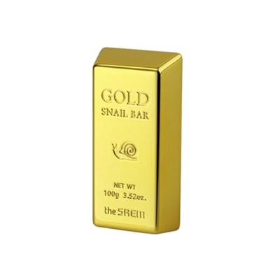 Мыло для умывания с экстрактом золота и улитки [THESAEM] Gold Snail Bar