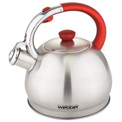 Чайник со свистком 2,0л Webber ВЕ-0545 сатин