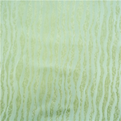 Шторы портьерные жак сатин Волна зеленый 140*260 1шт.
