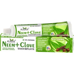Зубная паста Kudos Neem+Clove 100 гр. 100% Вегетарианский