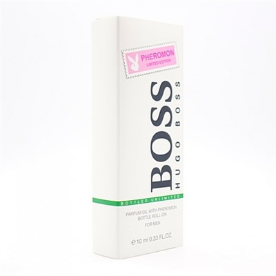 HUGO BOSS BOTTLED UNLIMITED, мужские масляные духи с феромонами 10 мл