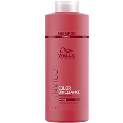 Wella INVIGO Brilliance Шампунь для защиты цвета окрашенных жестких волос 1000мл | Botie.ru оптовый интернет-магазин оригинальной парфюмерии и косметики.