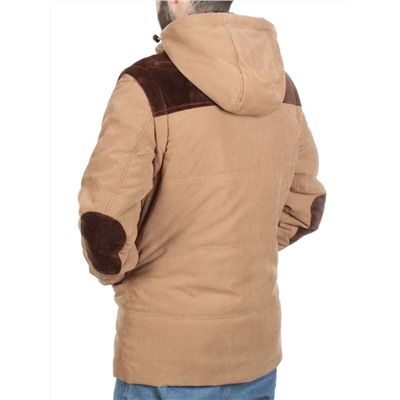 J830111 KHAKI/CAMEL  Куртка-жилет мужская зимняя NEW B BEK (100% нейлон) размер M - 44 российский