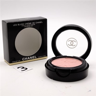 CHANEL LES BLUSH CREME - №3, румяна компактные с гравировкой 5.5 г