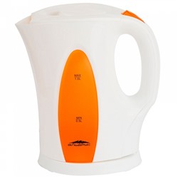 Чайник электрический 1л Эльбрус-3 белый с оранжевым (Р)
