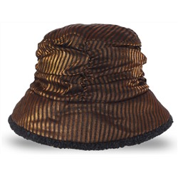 Эксклюзивная шапка, утепленная флисом. Роскошная модель для модных девушек №5081