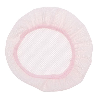 Сетка на пучок, детская, диаметр 9 см, набор 10 шт., цвет розовый