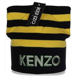Попсовая первоклассная женская шапка Kenzo с модными ушками отличный выбор на каждый день  №4716