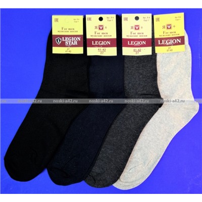 Легион носки мужские черные