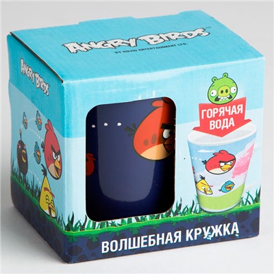 Кружка керамическая "Angry Birds" термореагирующая 285мл 92740 в цветной коробке