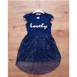 Фатиновое платье с пайетками “Lovely” (8456)
