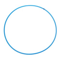 Обруч, диаметр 90 см, цвет голубой