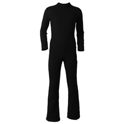 Комбинезон для фигурного катания, низ брюки, термобифлекс, размер 42, цвет чёрный