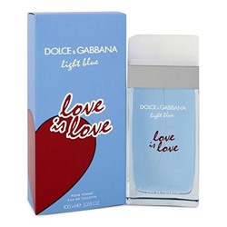 DOLCE & GABBANA LIGHT BLUE LOVE IS LOVE, туалетная вода для женщин 100 мл (европейское качество)
