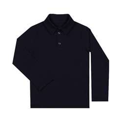 Синяя рубашка-поло для мальчика 66359-МОШ20