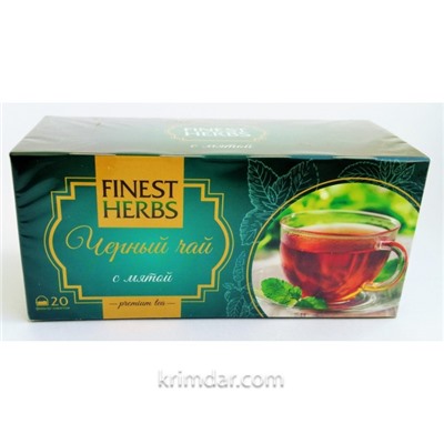 Черный Чай с Мятой 30гр Finest Herbs