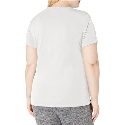 White Plus Size Crew Neck T Shirt