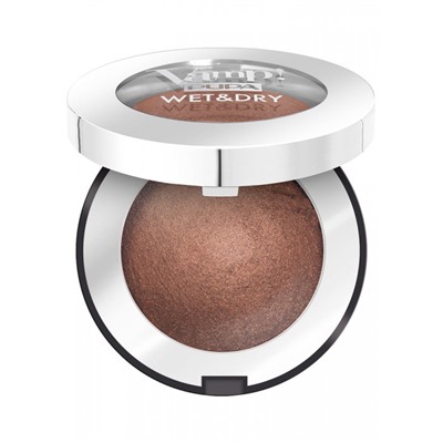 Pupa тени запеченные VAMP! WET&DRY EYESHADOW тон 105 теплый коричневый | Botie.ru оптовый интернет-магазин оригинальной парфюмерии и косметики.