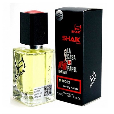 SHAIK M 10003 (LA CASA DE PAPEL DENVER), парфюмерная вода для мужчин 50 мл