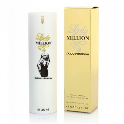 PACO RABANNE LADY MILLION, женский компактный парфюм 45 мл