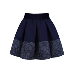 Синяя школьная юбка для девочки 83373-ДШ19