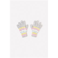 Перчатки для девочки Crockid КВ 10000/ш светло-серый меланж, светлая бирюза