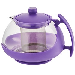Чайник заварочный 750мл ВЕ-5571/15 фиолетовый с металлическим фильтром