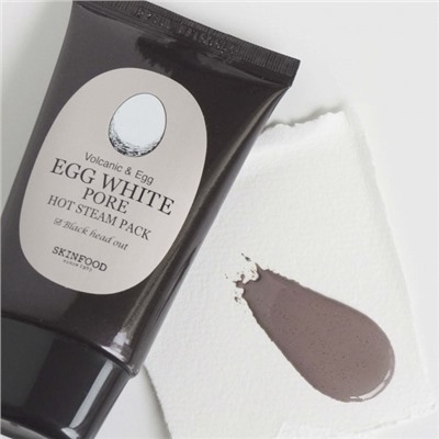 Разогревающая маска для очищения пор [SKINFOOD] Egg White Pore Hot Steam Pack