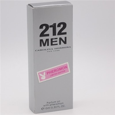 CAROLINA HERRERA 212 MEN, мужские масляные духи с феромонами 10 мл