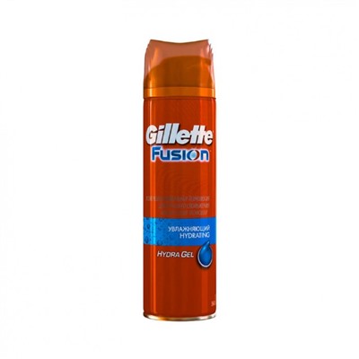 Гель для бритья Gillette Fusion, увлажняющий, 200 мл.