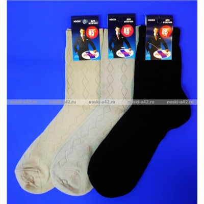 Ростекс (Рус-текс) носки мужские сетка К-21 черные