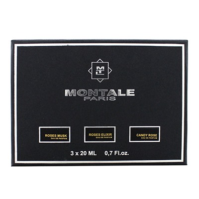 Набор Montale 3x20ml (Roses Musk, Roses Elixir, Candy Rose )