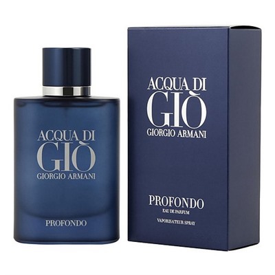 GIORGIO ARMANI ACQUA DI GIO PROFONDO, парфюмерная вода для мужчин 100 мл (европейское качество)